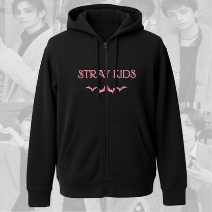Just Do Whatever You Wanna Do Stray Kids Zip Hoodie