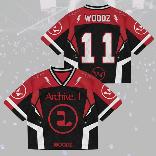Sporty Archive 1  Woodz World Tour Mixed Mesh Jersey