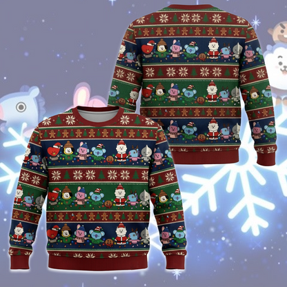 Alles, was ich mir zu Weihnachten wünsche, ist ein hässlicher BTS-Weihnachtspullover