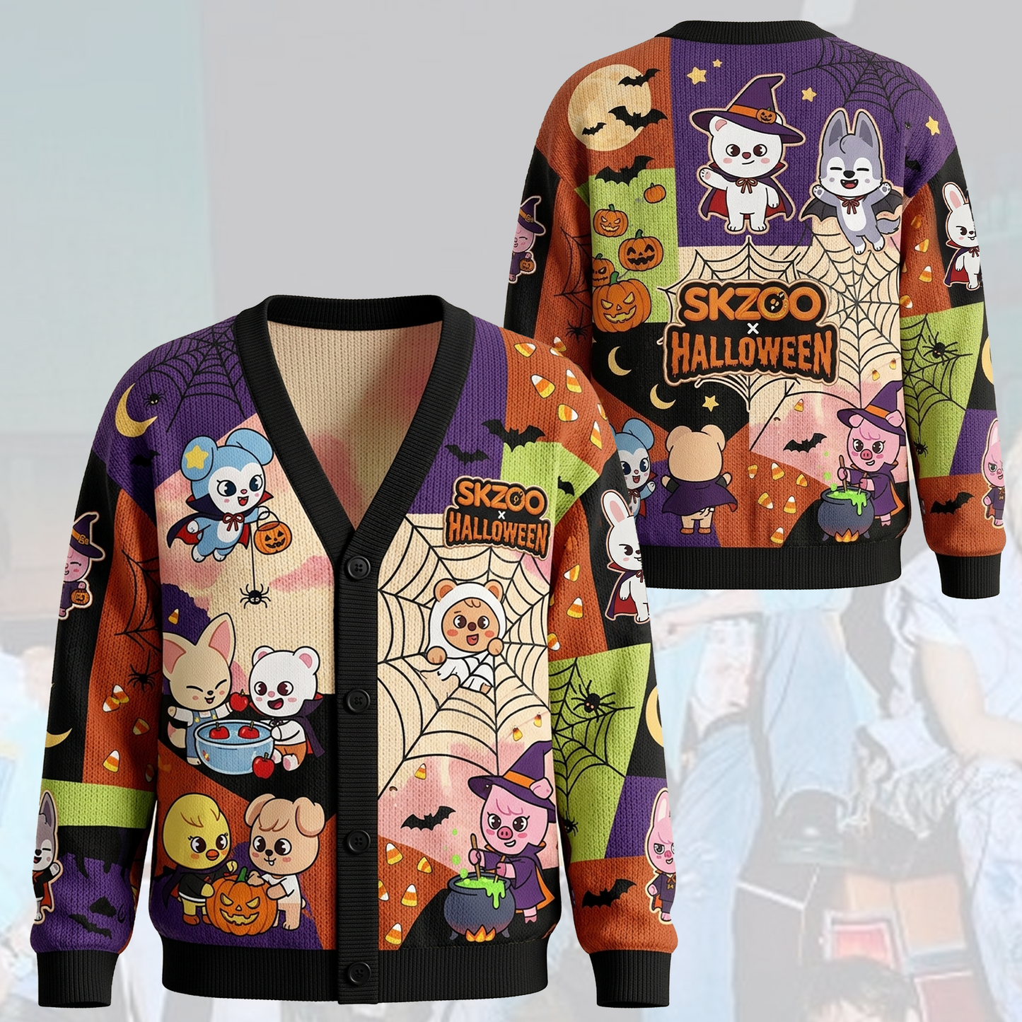 SKZOO Halloween Spooky Cute Cardigan for STAY