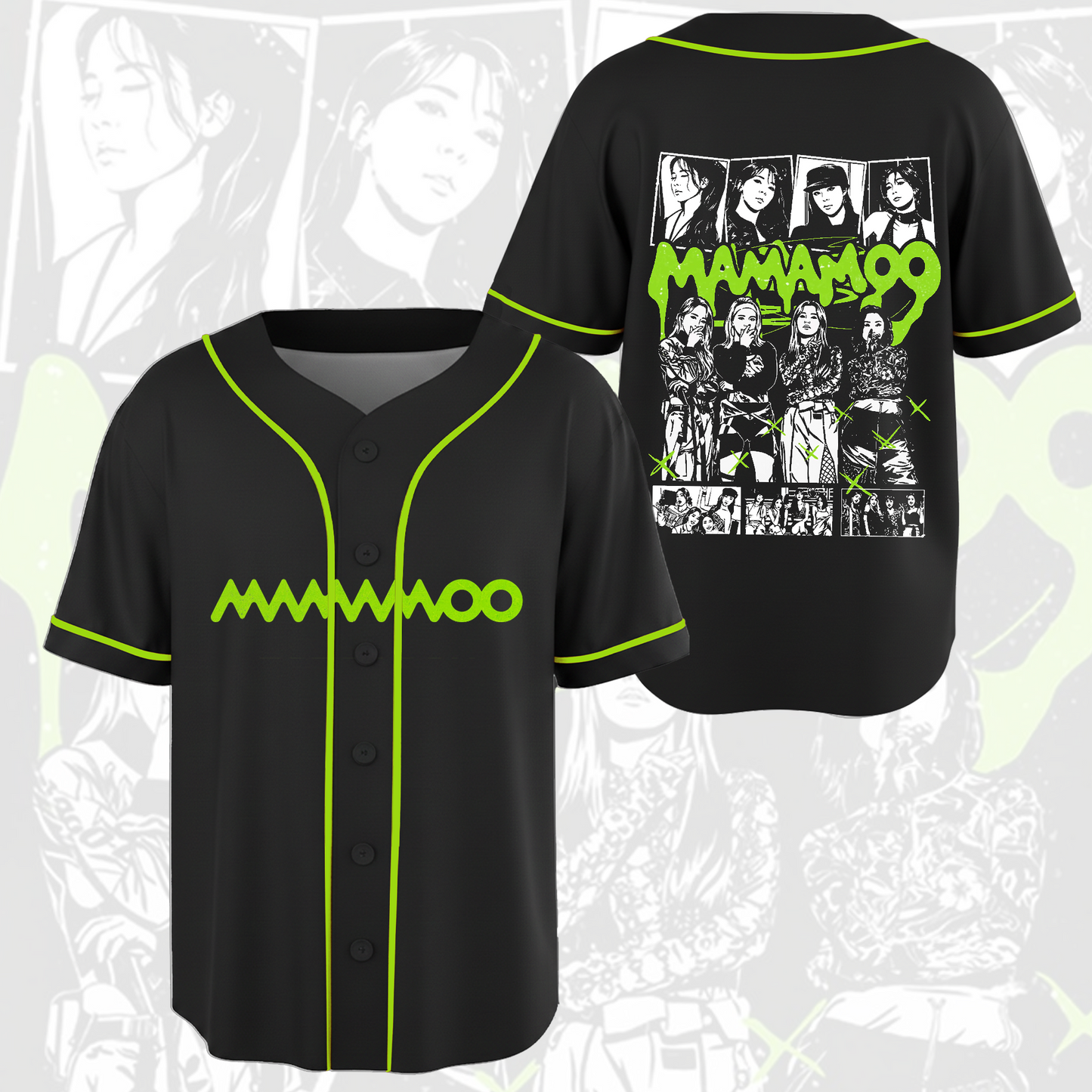 Retro Mamamoo 2026 World Tour 4ward Baseball Jersey Gift For Fans