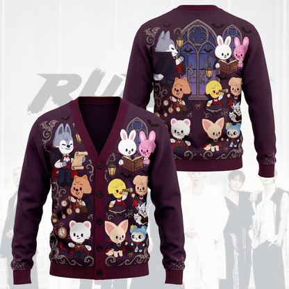 Stray Kids SKZOO Spooky Vampire Cardigan for STAY
