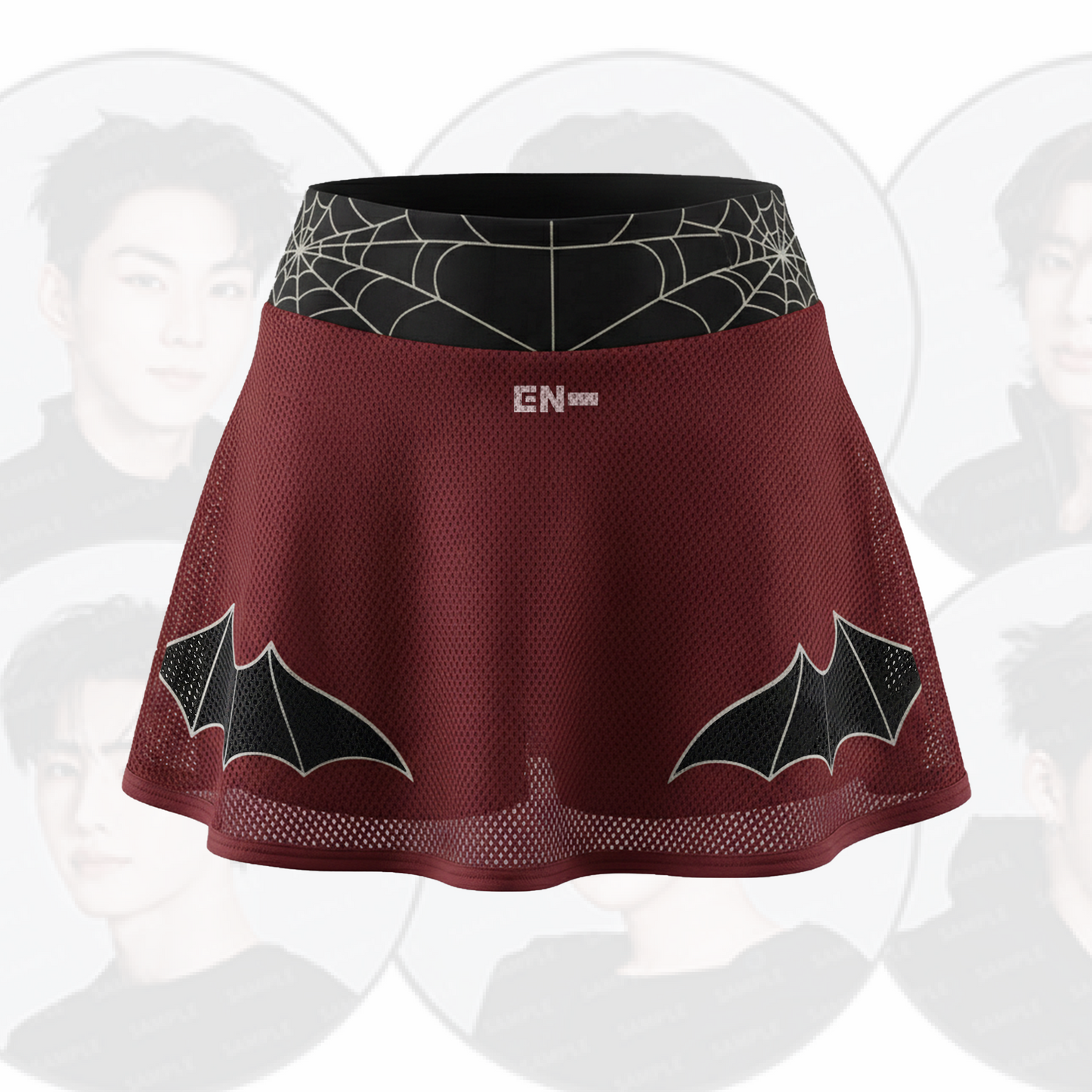 Spider Bat Enhypen Blood Saga World Tour Tour Off Shoulder Mesh