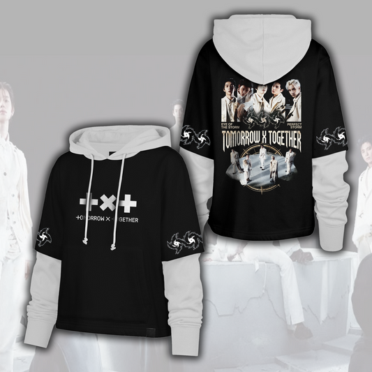 TXT Perfect Storm Angle Bite Shortstop Hoodie Gift For MOA