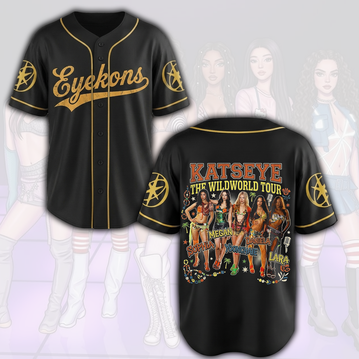 Exhilarating KATSEYE The Wildworld Tour Jersey  Kpop Gift for Fans