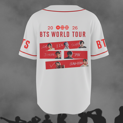 Legendary BTS World Tour Baseball Jersey Army Gifts