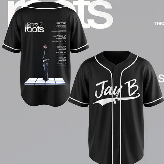 GOT7 Jay B Roots Tour Baseball Jersey Gift For Fans