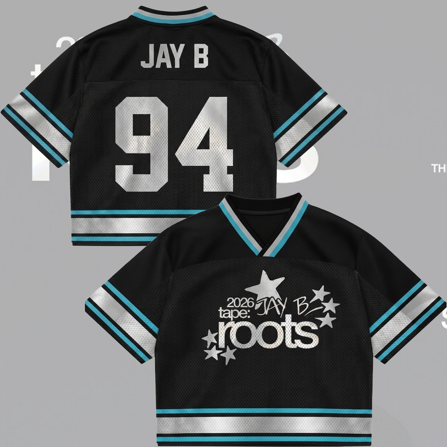 GOT7 Jay B  Tape Roots Tour Mixed Mesh Jersey Gift For Fans