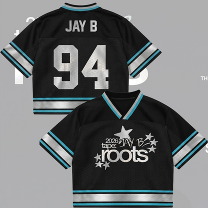 GOT7 Jay B  Tape Roots Tour Mixed Mesh Jersey Gift For Fans