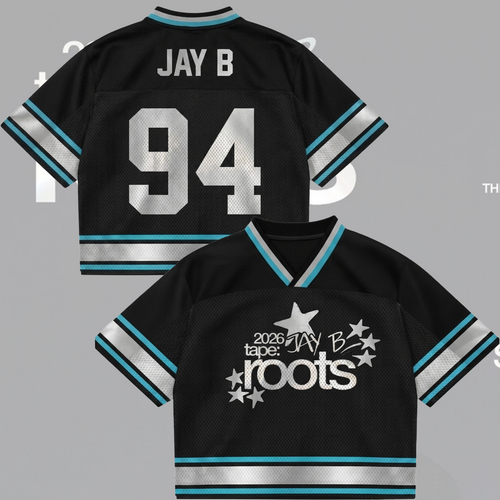 GOT7 Jay B  Tape Roots Tour Mixed Mesh Jersey Gift For Fans
