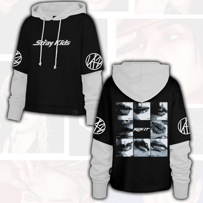 Stray Kids Lips Run It World Tour Shortstop Hoodie This That Album Fan Edition