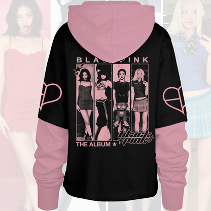 New Era Blackpink Streetwear Shortstop Hoodie Gifts For Fans