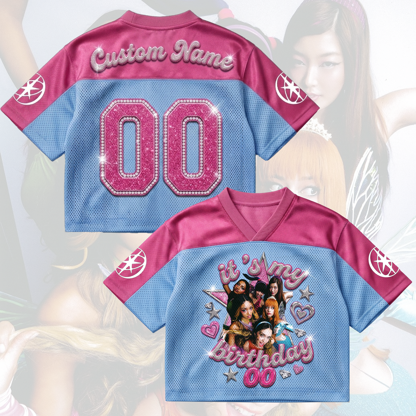 Personalized My Birthday Katseye Mixed Mesh Jersey Gift For Kid Eyekons