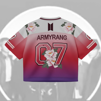Bangtan Petals BTS World Tour Mixed Mesh Jersey Gift For Lovers