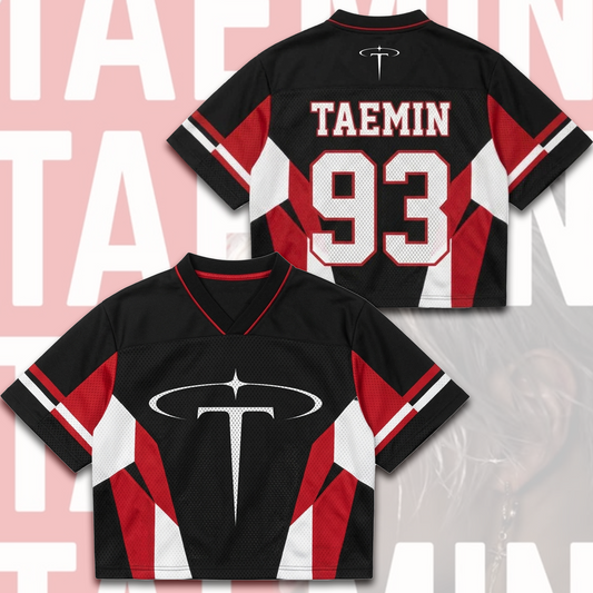 Bold Taemin Welttournee Liminal Mixed Mesh Trikot Geschenk für Fans
