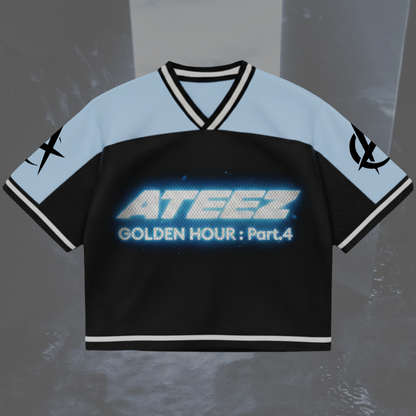 Deep In My Heart Deep In My Soul ATEEZ Album HALATEEZ Mixed Mesh Jersey