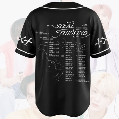 Style TXT Steal The Wind Jersey Kpop World Tour Shirt Gift For Fans
