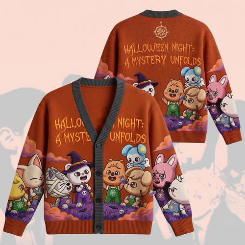 Stray Kids Skzoo Halloween Cardigan Gift For Stay