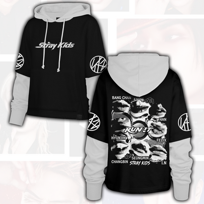 Thrilling Stray Kids Run It Lips Hoodie Gift for Fans
