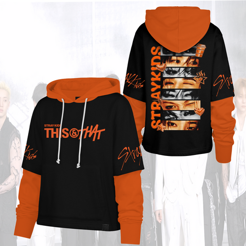 Stray Kids This & That Album Eye To Eye Shortstop Hoodie Gifts For Fans