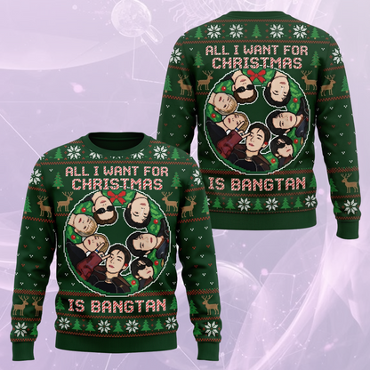 Alles, was ich mir zu Weihnachten wünsche, ist ein hässlicher BTS-Weihnachtspullover