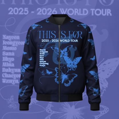 Twice This Is For United State 2026 Tour Bomber Jacket Gift For Fans