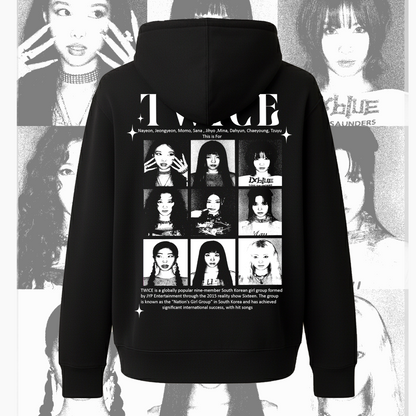 Twice Vintage World Tour Zip Hoodie Gift For Fans
