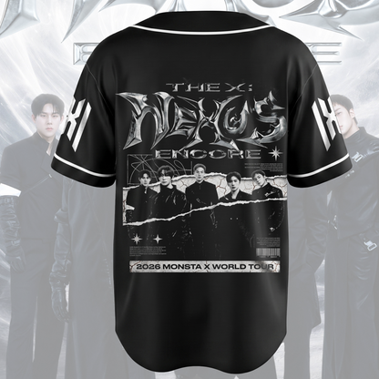 Retro The X MonstaX Nexus Encore World Tour Baseball Jersey Fan Edition