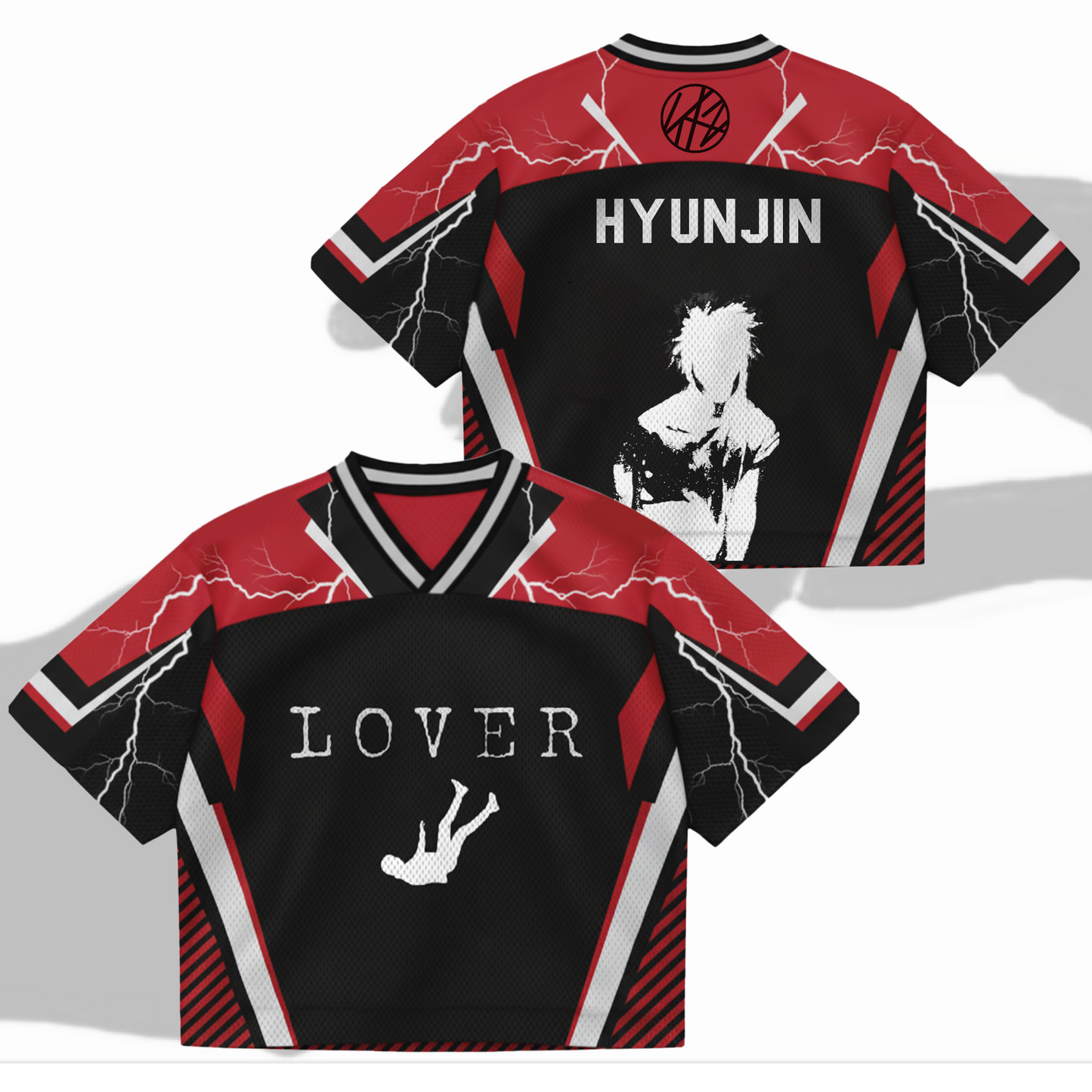 Lover Hyunjin Mixed Mesh Jersey Birthday Gift For Stay