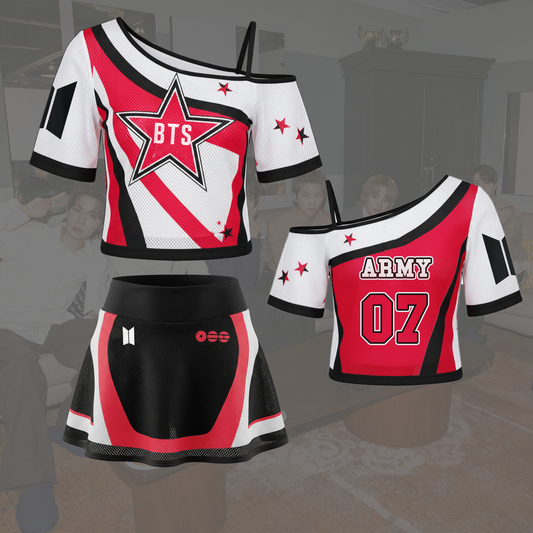 Girllike Arirang World Tour Off Shoulder Mesh Gift For Fans