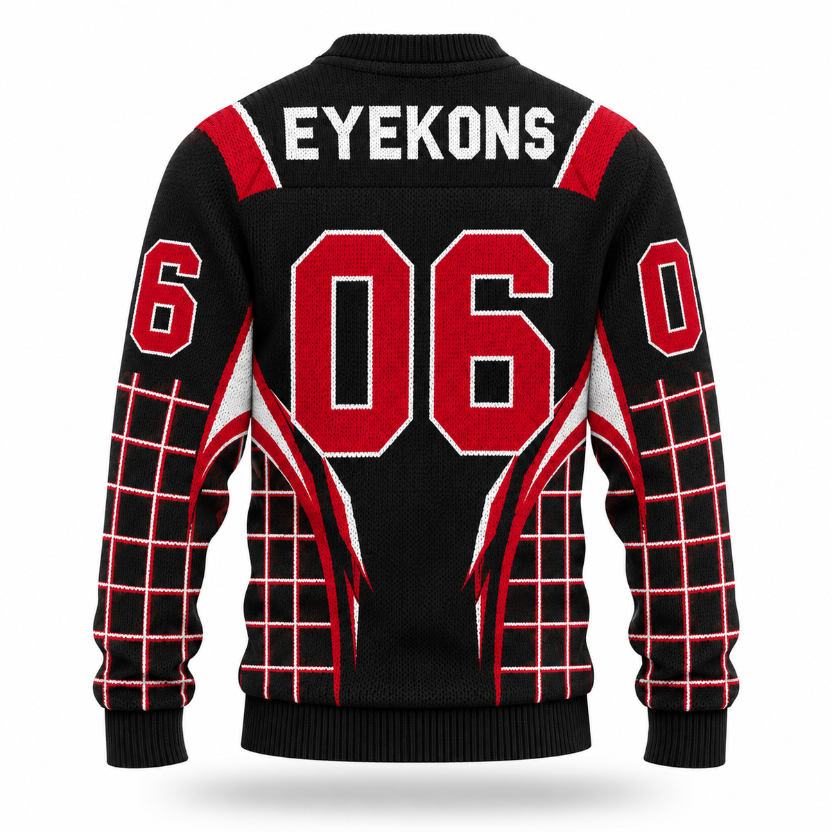 KATSEYE Gnarly Custom Name Number Ugly Christmas Sweater, Personalized EYEKONS Holiday Gift