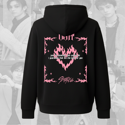 Just Do Whatever You Wanna Do Stray Kids Zip Hoodie