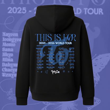 This Is Four Tour North America Twice Zip Hoodie