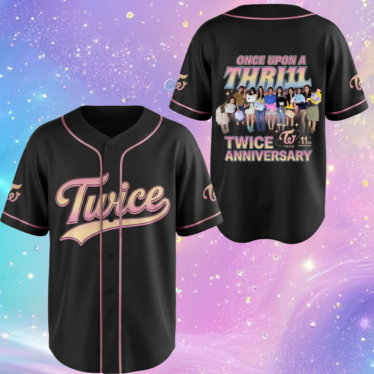 Twice Once Upon A Thri11 11th Anniversary Baseball Jersey Gift For Fans