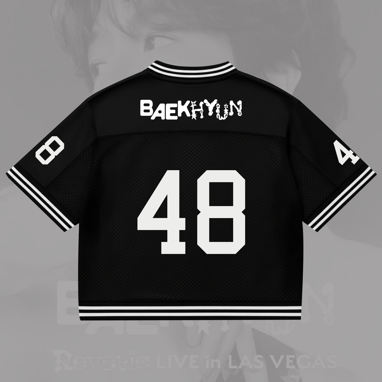 BAEKHYUN LIVE Reverie in Las Vegas EXO Mixed Mesh Jersey