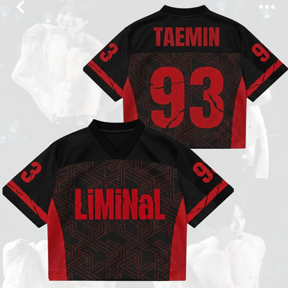 Sporty Liminal Taemin World Tour Mixed Mesh Jersey Concert Outfit Gift For Fans