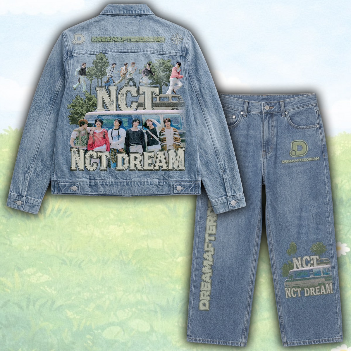 NCT Dream Come Back  Dream After Dream Denim Jacket Concert Outfit Gift For Nctzen