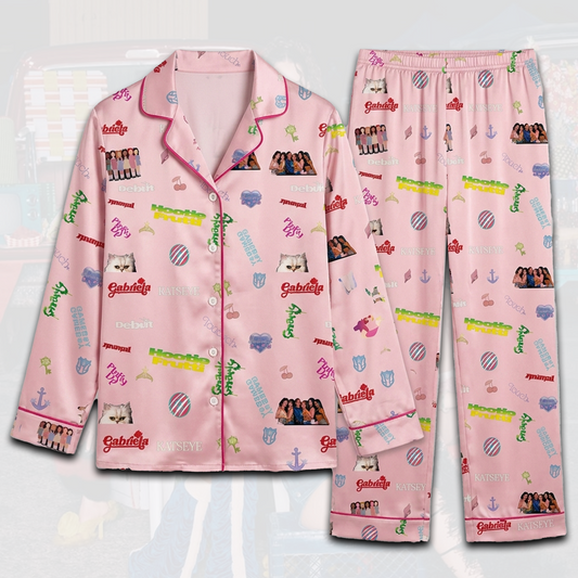 Schickes Hootie Frutti KATSEYE Schlafanzug-Set Geschenk für Fans