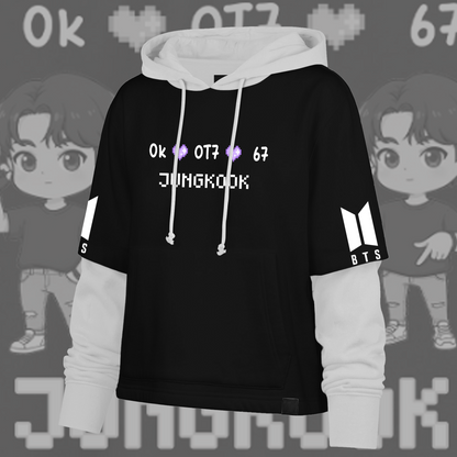 BTS Jungkook OK OT7 67 Meme Shortstop Hoodie Gift For Fans