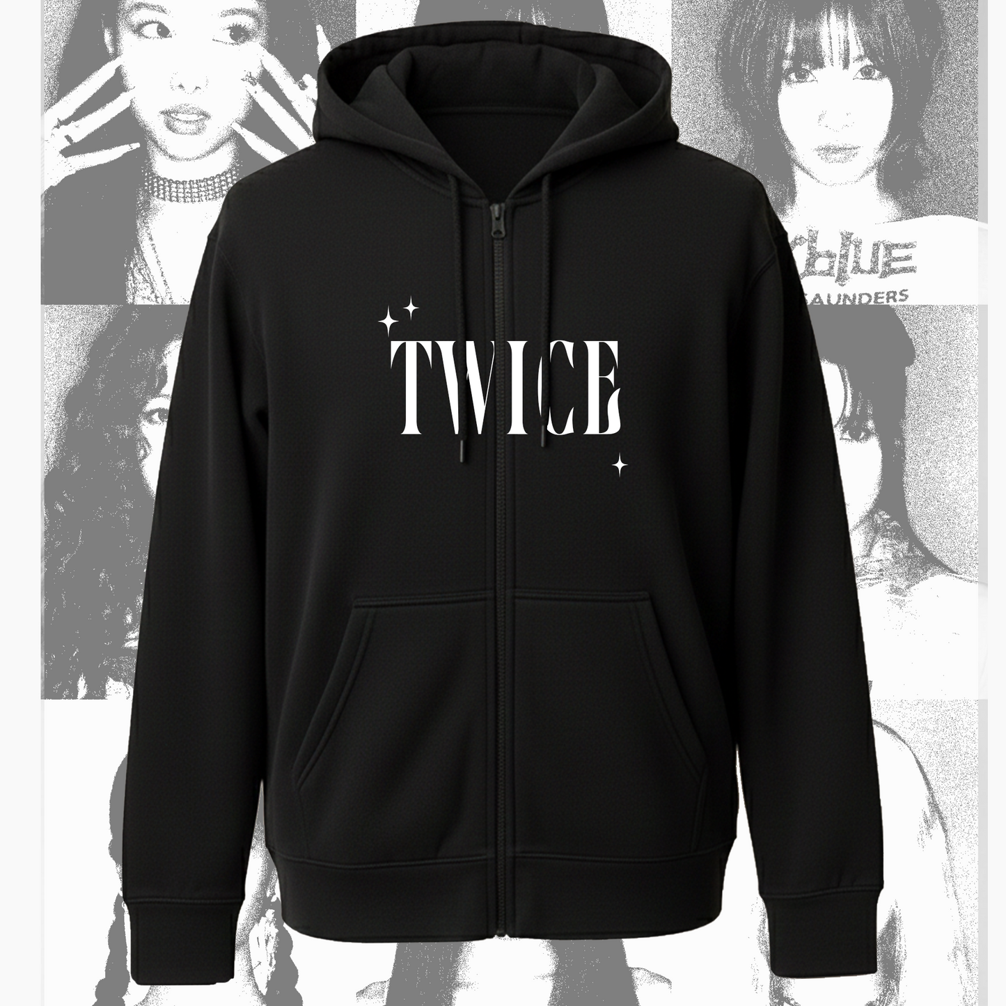Twice Vintage World Tour Zip Hoodie Gift For Fans