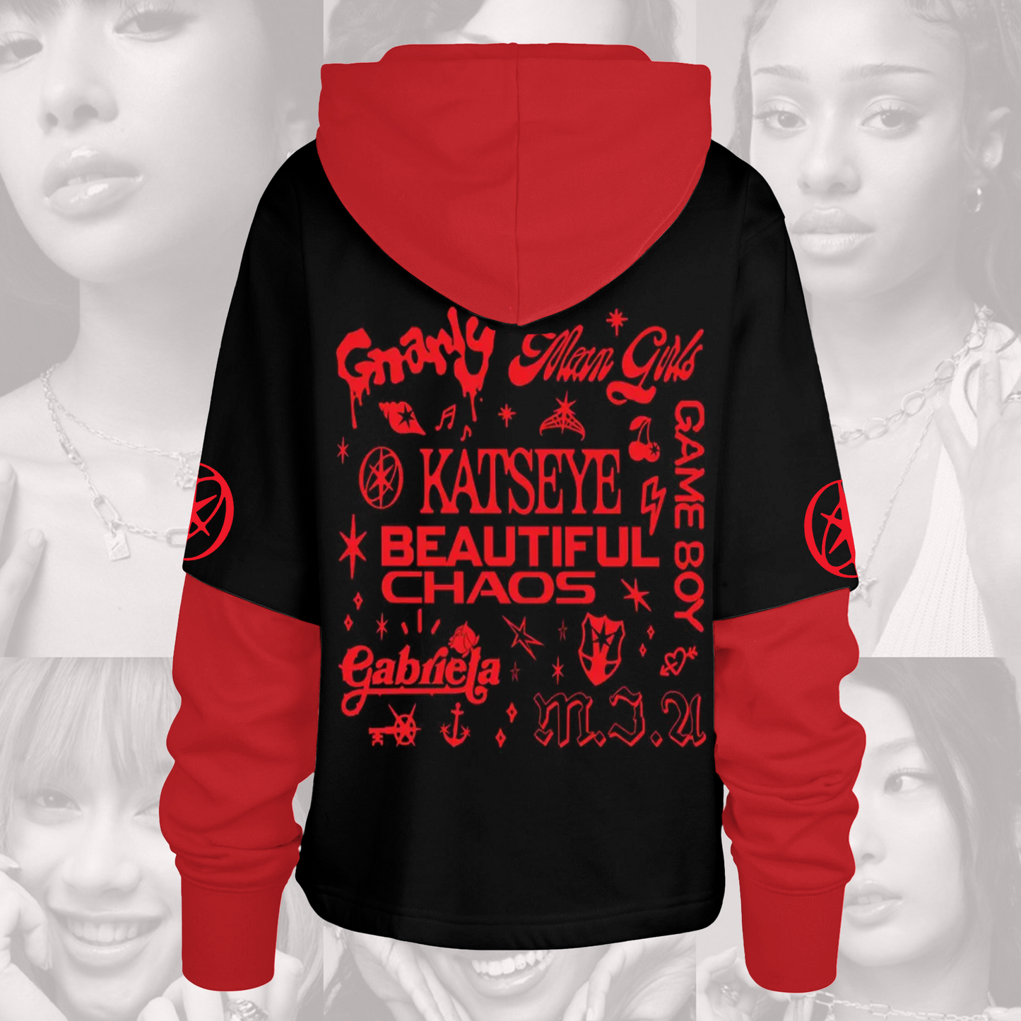Katseye Beautiful Chaos Shortstop Hoodie Gift For Fans