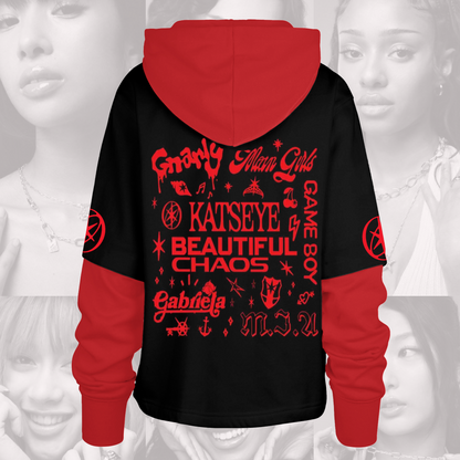 Katseye Beautiful Chaos Shortstop Hoodie Gift For Fans