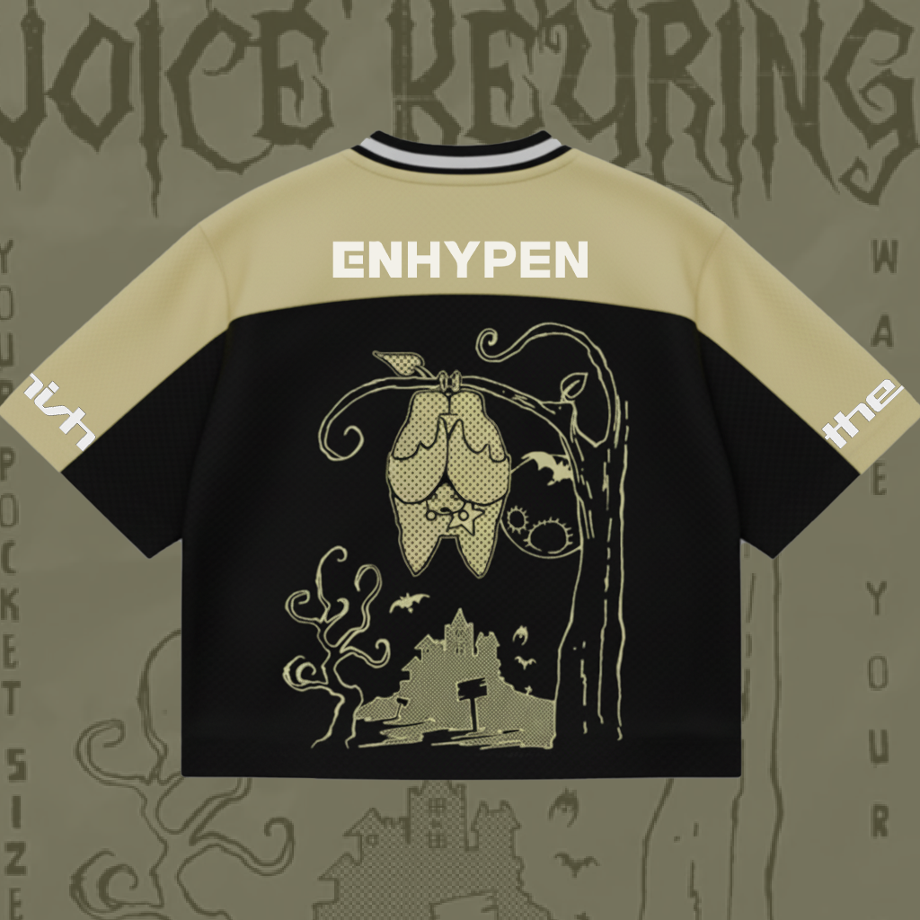 Vampire Voice Enhypen THE SIN VANISH Mixed Mesh Jersey
