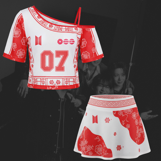 Eternal Arirang Echoes World Tour Off Shoulder Mesh Gift For Army