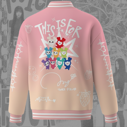 Twice 2026 World Tour Of This Is For Once Baseball Jacket