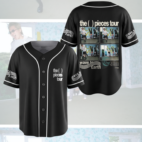 Wave to Earth The Pieces Tour Baseball Jersey Bad Piece Gift For Fans