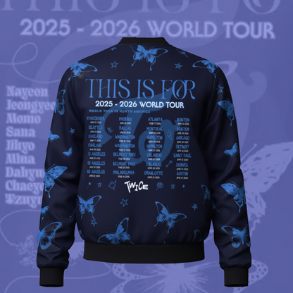 Twice This Is For United State 2026 Tour Bomber Jacket Gift For Fans