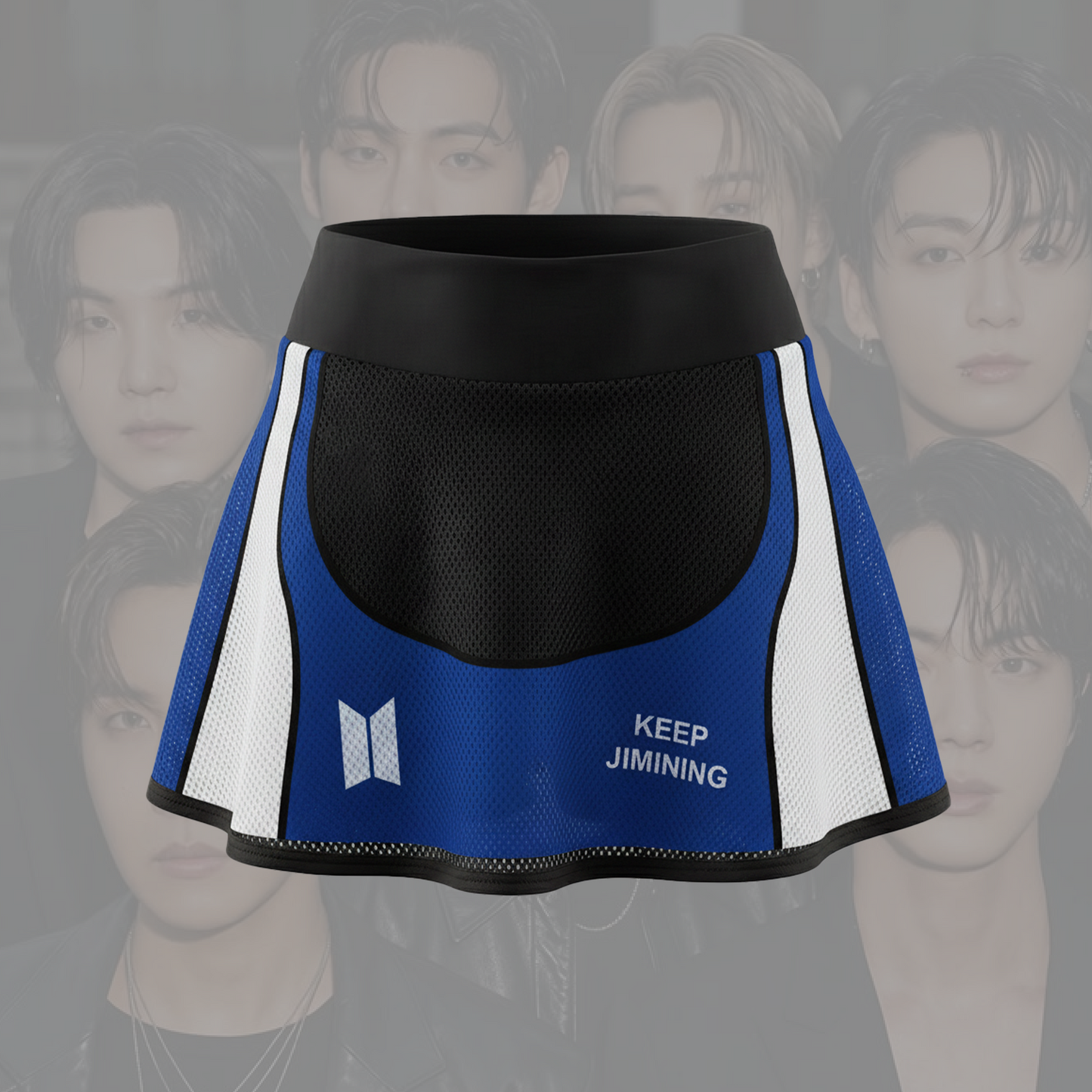 Keep Jimining Keep Swimming BTS World Tour Off Shoulder Mesh