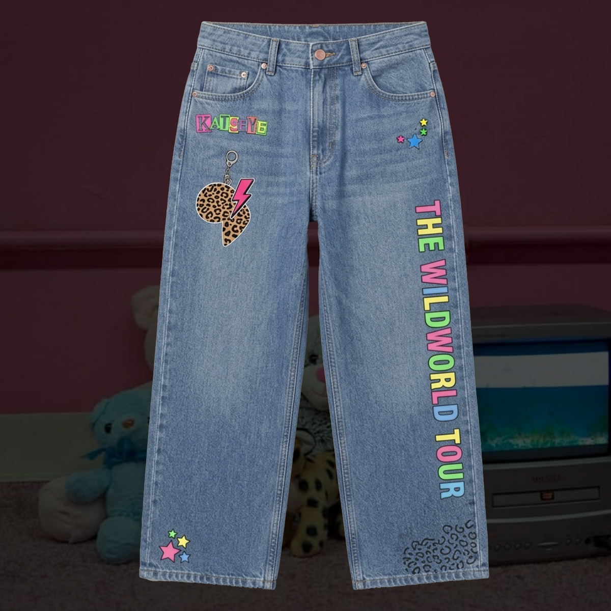 Katseye The Wild World Tour Denim Jacket Cute Concert Outfit Gift For Fans