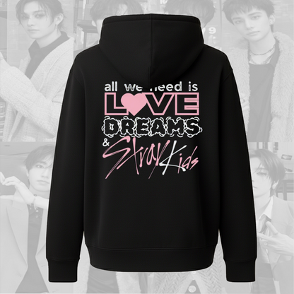 Stray Kids Dreams All We Need Zip Hoodie